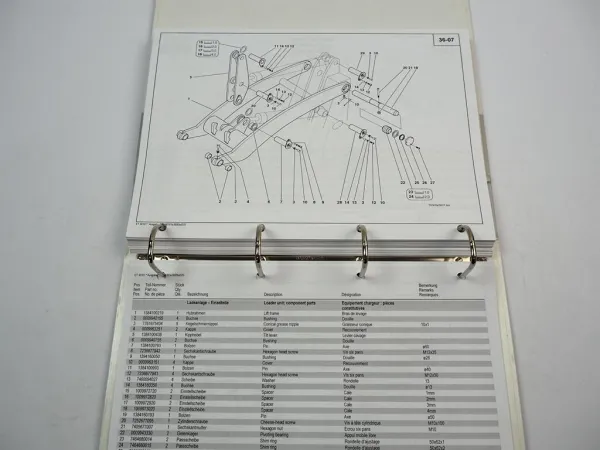 Kramer Allrad 421 Schaufellader Ersatzteilliste Ersatzteilkatalog