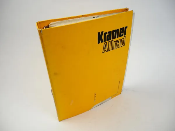 Kramer Allrad 516 Baggerlader mit Anbaubagger HT21 Ersatzteilliste 1985