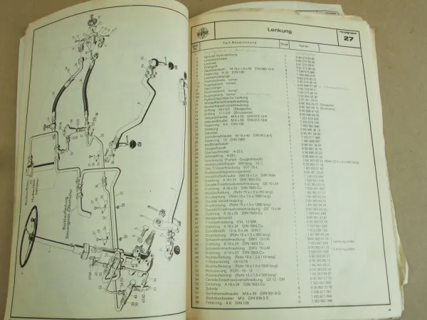 Kramer Allrad 611 Schaufellader Ersatzteilliste Ersatzteilkatalog von ca 1971