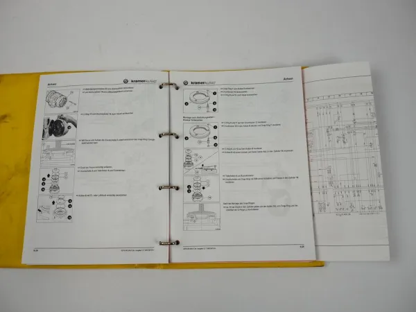 Kramer Allrad 880 Radlader 345-01 Service-Handbuch Werkstatthandbuch 2005