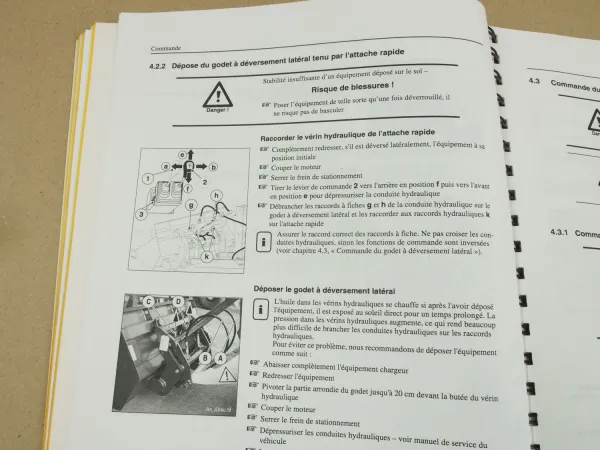 Kramer Allrad Seitenschwenkschaufel Bedienungsanleitung Ersatzteilkatalog 2000