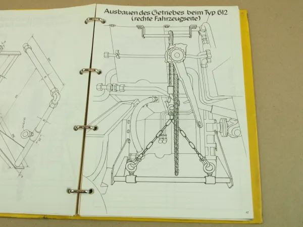 Kramer Allrad Technische Information für Schaufellader 212 412 416 516 von 1981