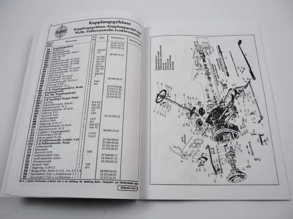 Kramer KL 22 Traktor Ersatzteilliste Ersatzteilkatalog