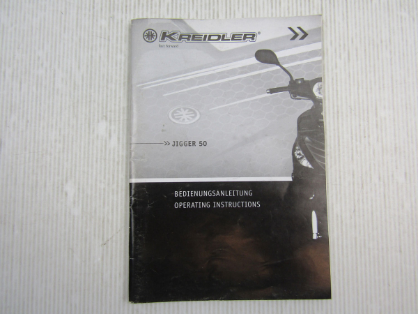 Kreidler Jigger 50 Bedienungsanleitung Operating Instructions 12/2009