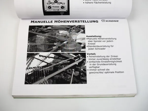 Krone Swadro Kreiselschwader Schulungshandbuch 2008