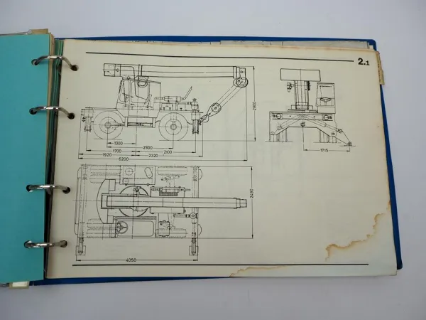 Krupp 12GMT-I Mobilkran Betriebsanleitung Bedienungsanleitung Wartung 1970/80er Jahre