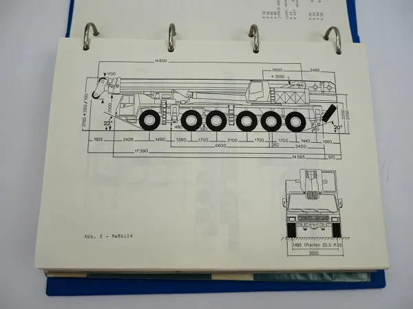 Krupp 140 GMT-AT Mobilkran Betriebsanleitung Bedienungsanleitung Wartung ca. 1985