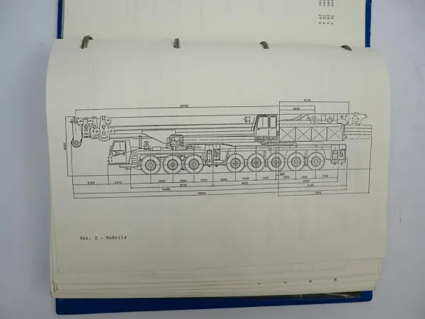 Krupp 350 GMT Mobilkran Betriebsanleitung Bedienungsanleitung Wartung 1980er J.