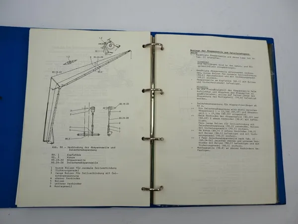 Krupp 350 GMT Mobilkran Betriebsanleitung Bedienungsanleitung Wartung 1980er J.