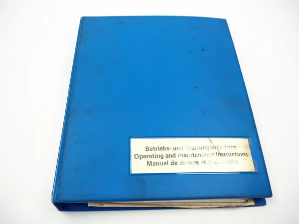 Krupp 70 GMT-AT Mobilkran Betriebsanleitung Bedienung Schaltplan 1980er Jahre