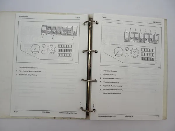 Krupp KMK 2020 Mobilkran Betriebsanleitung Bedienungsanleitung 1993