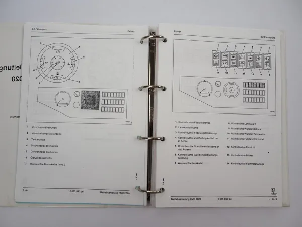 Krupp KMK 2020 Mobilkran Betriebsanleitung Bedienungsanleitung 1994