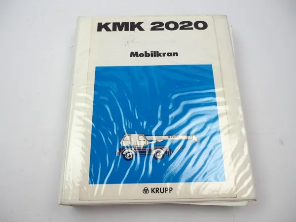Krupp KMK 2020 Mobilkran Betriebsanleitung Bedienungsanleitung Schaltplan 1996