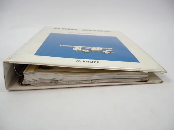 Krupp KMK 2025 Mobilkran Betriebsanleitung Bedienung Wartung Schaltplan 1994