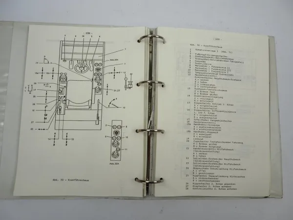 Krupp KMK 3035 Mobilkran Betriebsanleitung Bedienung Wartung Schaltplan 1989
