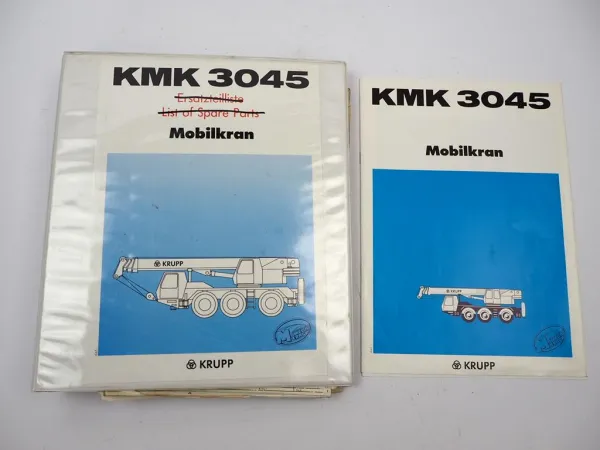 Krupp KMK 3045 Mobilkran Schaltplan Elektrik Hydraulik ca. 1989