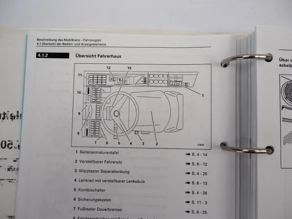 Krupp KMK 3050 Mobilkran Betriebsanleitung Bedienung Schaltplan 1994
