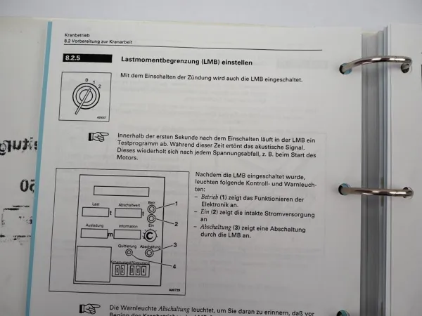 Krupp KMK 3050 Mobilkran Betriebsanleitung Bedienung Schaltplan 1994