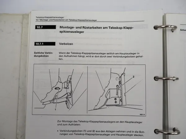 Krupp KMK 3050 Mobilkran Betriebsanleitung Bedienungsanleitung Schaltplan 1994