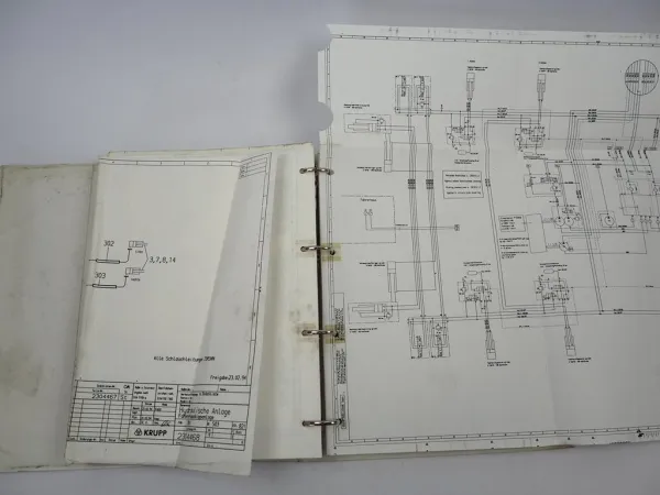 Krupp KMK 3050 Mobilkran Betriebsanleitung Bedienungsanleitung Schaltplan 1994