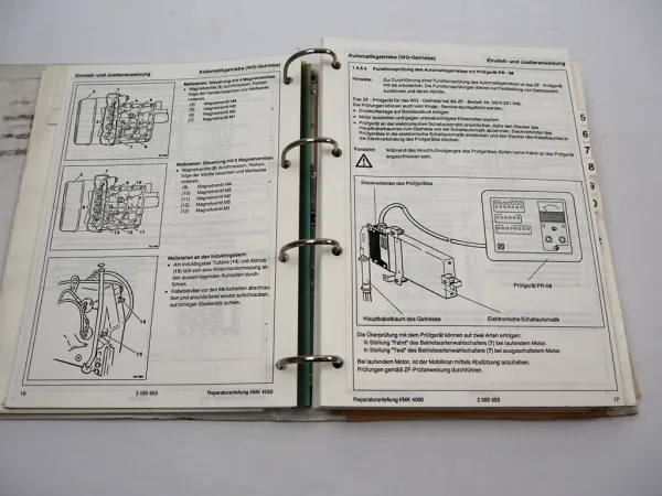 Krupp KMK 4060 Mobilkran Werkstatthandbuch Reparatur Wartungsanleitung 1991