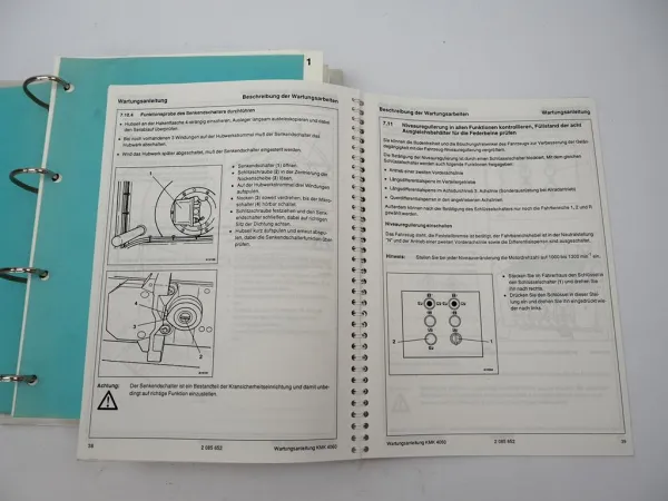Krupp KMK 4060 Mobilkran Werkstatthandbuch Reparaturanleitung Wartung 1991