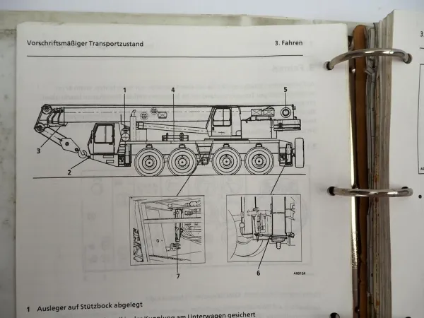 Krupp KMK 4070 Mobilkran Betriebsanleitung Bedienung Wartung Schaltplan 1989