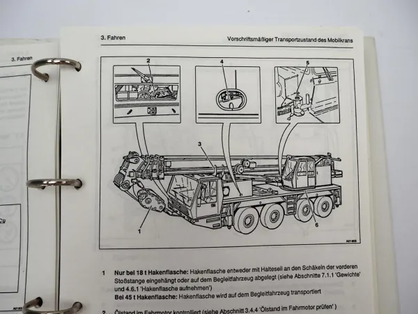 Krupp KMK 4080 Mobilkran Betriebsanleitung Bedienung Wartung Schaltplan 1991
