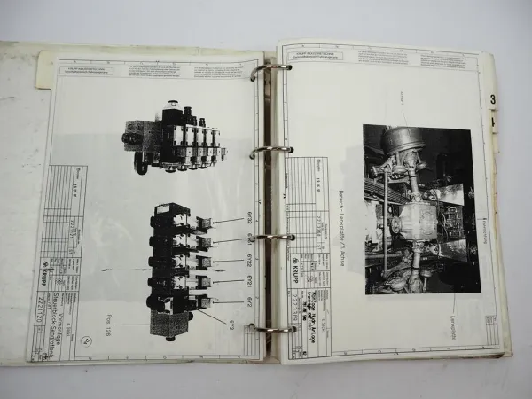 Krupp KMK 4080 Mobilkran Schulungshandbuch Service Training Schaltplan 1992