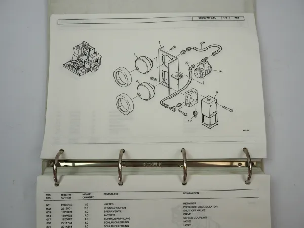 Krupp KMK 5090 Mobilkran Betriebsanleitung Bedienung Ersatzteilliste 1990