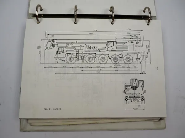 Krupp KMK 5100 Mobilkran Betriebsanleitung Bedienung Wartung Schaltplan ca. 1987
