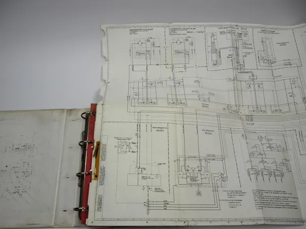Krupp KMK 5110 Mobilkran Schaltplan Elektrik Hydraulik ca. 1990
