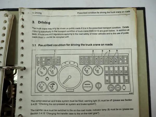 Krupp KMK 5110 Truck Crane Operating Instruction Bedienungsanleitung 1991