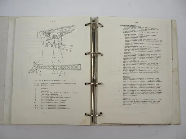 Krupp KMK 6140 Mobilkran Betriebsanleitung Bedienung Wartung Schaltplan 1985/87