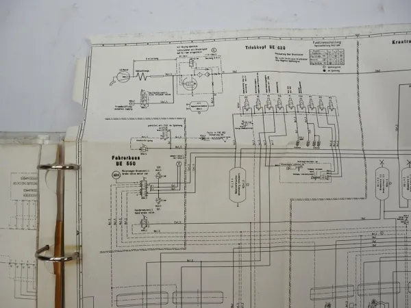 Krupp KMK 6160 Mobilkran Schaltplan Elektrik Hydraulik 1990er Jahre