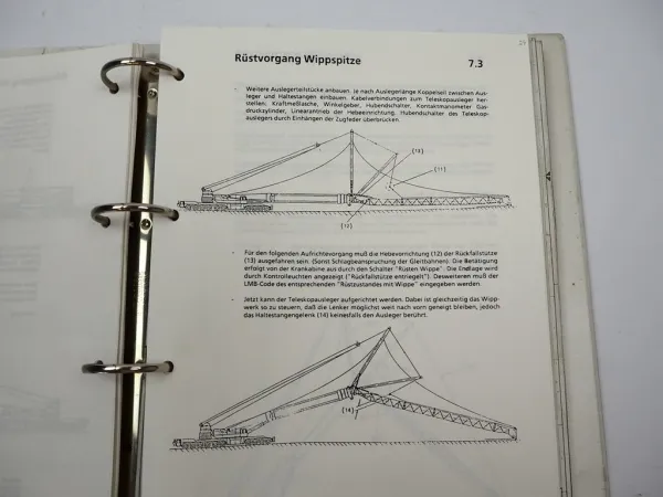 Krupp KMK 8400 Mobilkran Betriebsanleitung Bedienung Wartung Schaltplan ca. 1987
