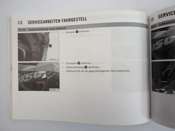 KTM 1050 Adventure Motorrad Bedienungsanleitung Betriebsanleitung 2015