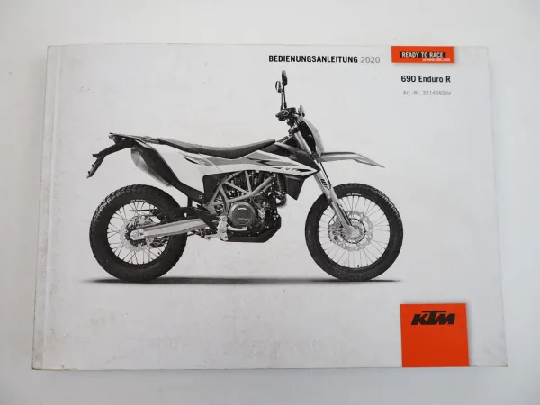 KTM 690 Enduro R Motorrad Bedienungsanleitung Betriebsanleitung 2020