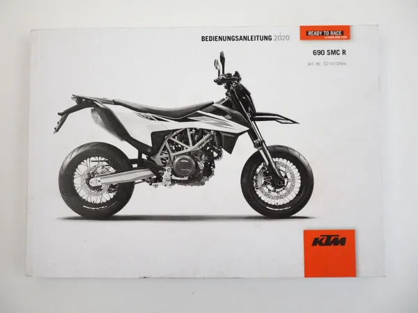 KTM 690 SMC R Motorrad Bedienungsanleitung Betriebsanleitung 2020