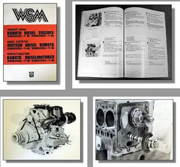 Kubota ZB500C-1-B ZB600C-1-B Werkstatthandbuch Workshop Manual 1981