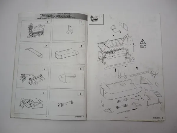 Kuhn FC283 GII Scheibenmäher Montageanleitung Assembly Instructions 2006