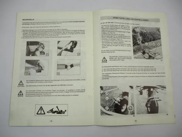 Kuhn GF5001 MH Giroheuer Betriebsanleitung Ersatzteilliste ca. 1993