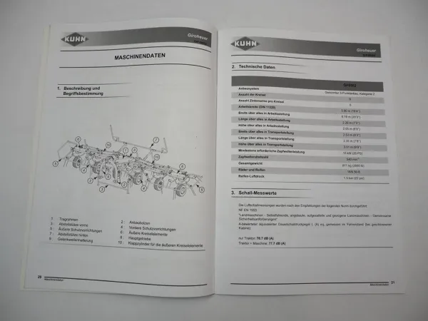 Kuhn GF5902 Giroheuer Betriebsanleitung Bedienungsanleitung 2007