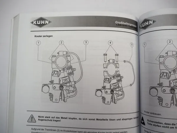 Kuhn LSB 1270 1290 Großballenpresse Betriebsanleitung 2013