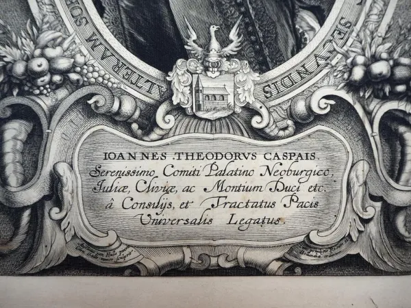 Kupferstich Johann Theodor Caspars ca. 1650 Anselmus van Hulle Hollandia