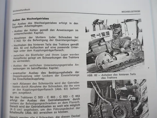 Lamborghini C 352 503 553 603 653 Werkstatthandbuch Raupenschlepper