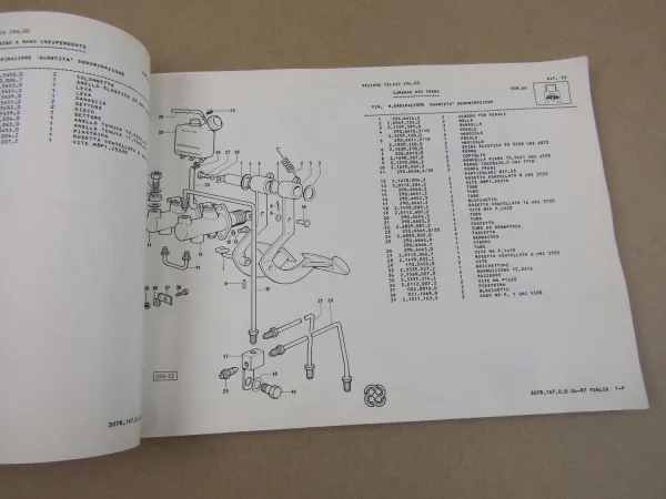 Lamborghini R674-5 R674-70N Schlepper Ersatzteilliste 1987 Catalogo ricambio