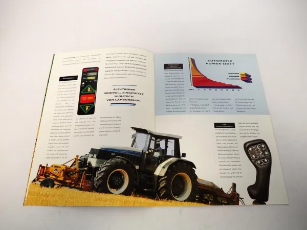 Lamborghini Racing 150 165 190 Schlepper Prospekt 07/1997