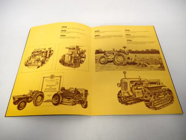 Lamborghini Traktoren & Motoren für die Landwirtschaft Firmenchronik 1980er J.