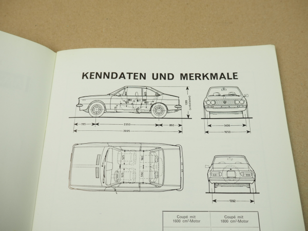 Lancia Beta Coupe Werkstatthandbuch Reparaturanleitung 1974
